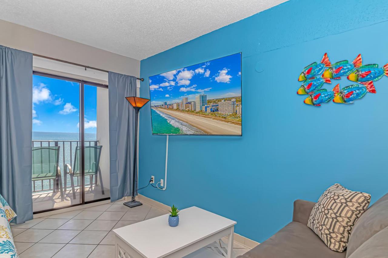 Ocean Front Studio With Panoramic Views! Palace Resort 1001 Миртъл Бийч Екстериор снимка