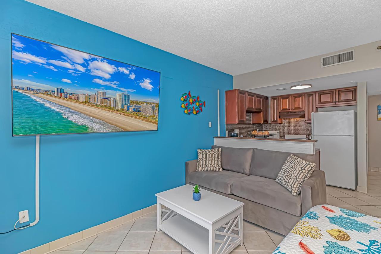 Ocean Front Studio With Panoramic Views! Palace Resort 1001 Миртъл Бийч Екстериор снимка