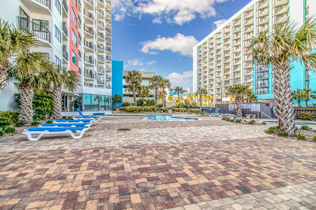 Ocean Front Studio With Panoramic Views! Palace Resort 1001 Миртъл Бийч Екстериор снимка