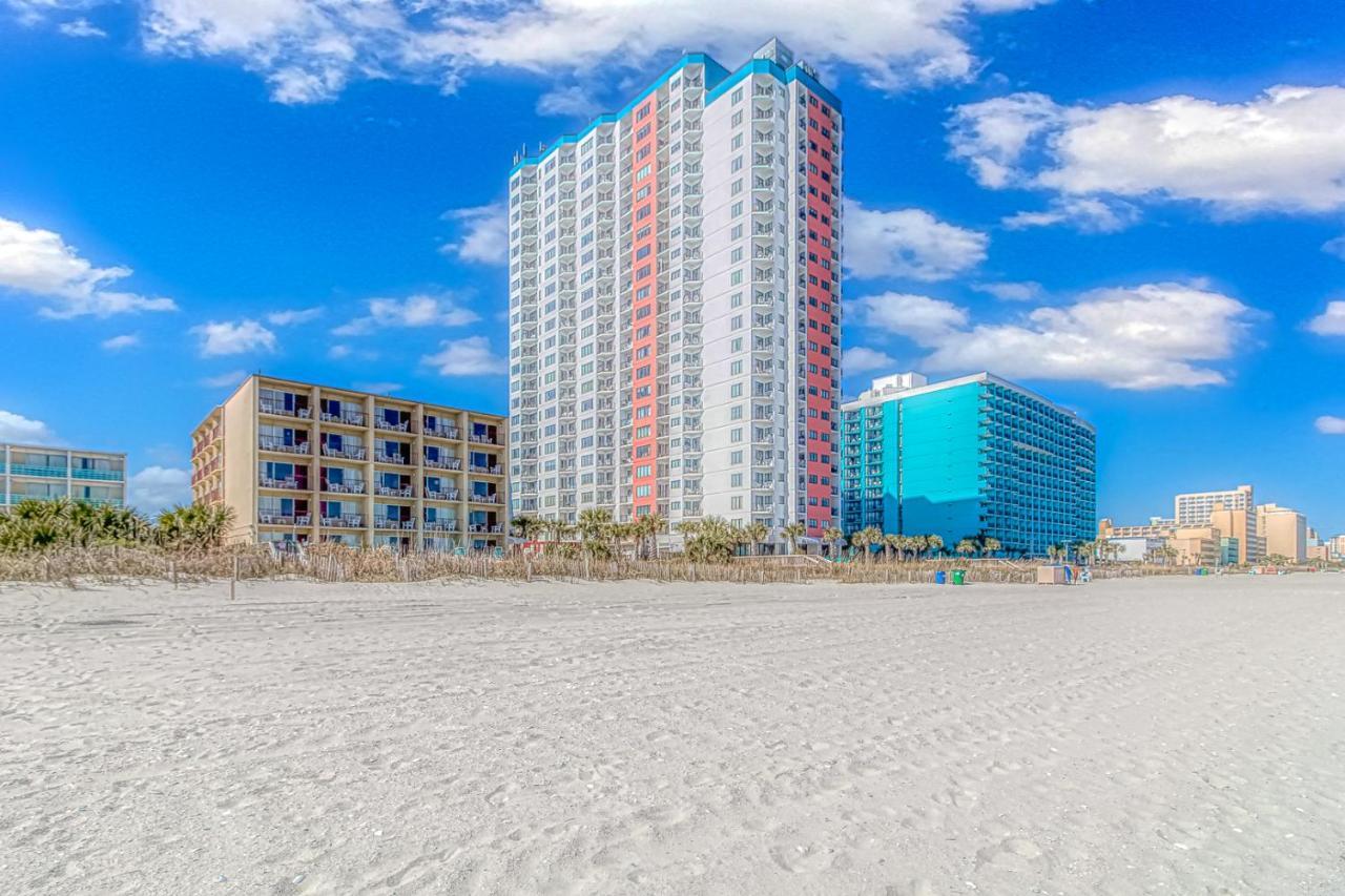 Ocean Front Studio With Panoramic Views! Palace Resort 1001 Миртъл Бийч Екстериор снимка