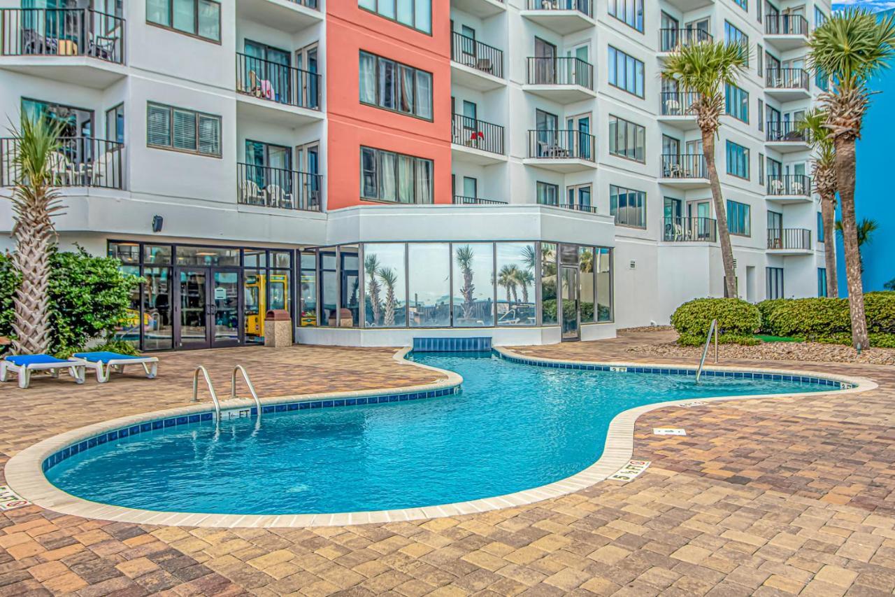 Ocean Front Studio With Panoramic Views! Palace Resort 1001 Миртъл Бийч Екстериор снимка