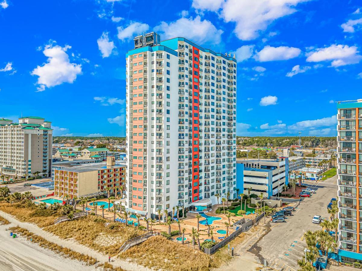 Ocean Front Studio With Panoramic Views! Palace Resort 1001 Миртъл Бийч Екстериор снимка