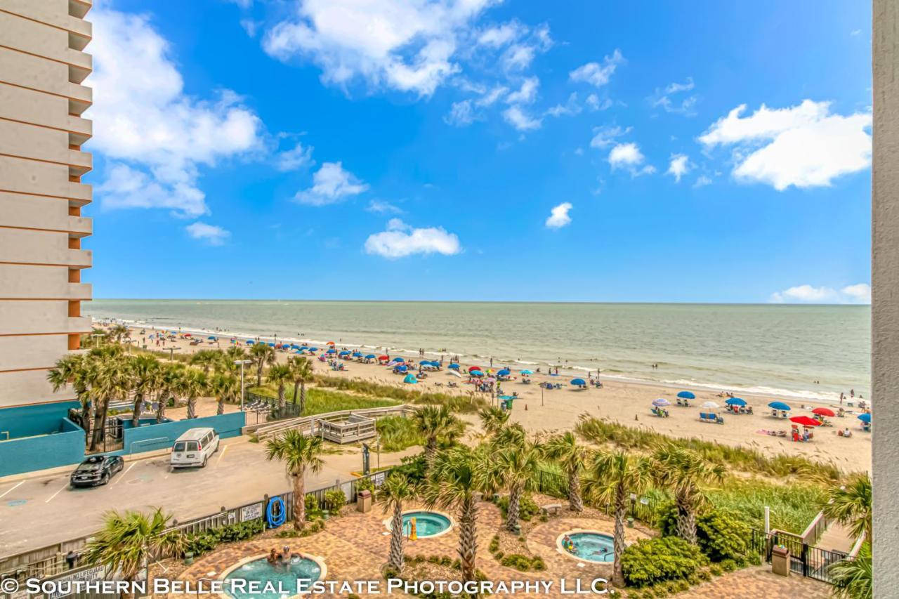 Ocean Front Studio With Panoramic Views! Palace Resort 1001 Миртъл Бийч Екстериор снимка
