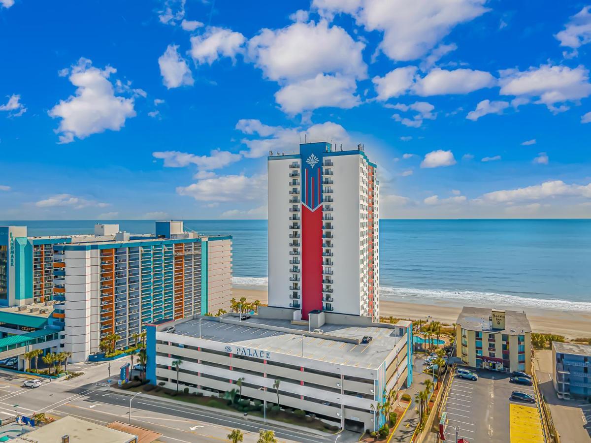 Ocean Front Studio With Panoramic Views! Palace Resort 1001 Миртъл Бийч Екстериор снимка