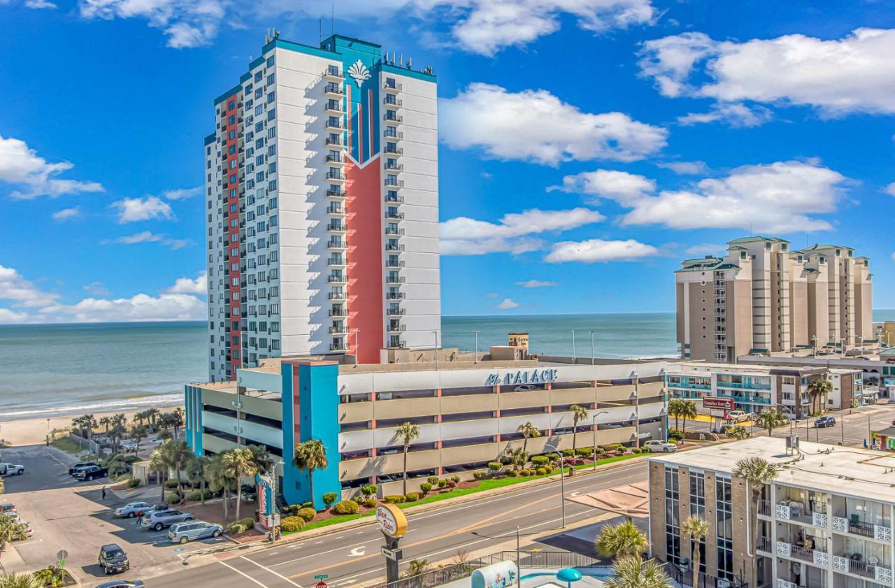 Ocean Front Studio With Panoramic Views! Palace Resort 1001 Миртъл Бийч Екстериор снимка